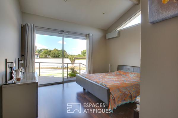 Maison d’architecte aux portes du futur golf