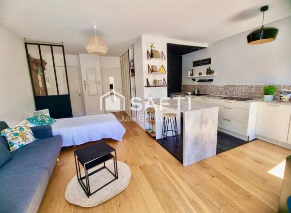 T2 lumineux au dernier étage, proche plage et IUT