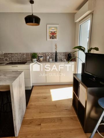 T2 lumineux au dernier étage, proche plage et IUT