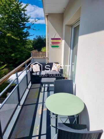 T2 lumineux au dernier étage, proche plage et IUT