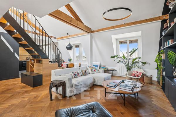 Appartement en dernier étage avec terrasse