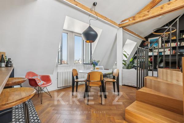 Appartement en dernier étage avec terrasse