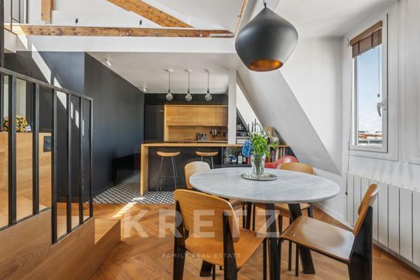 Appartement en dernier étage avec terrasse