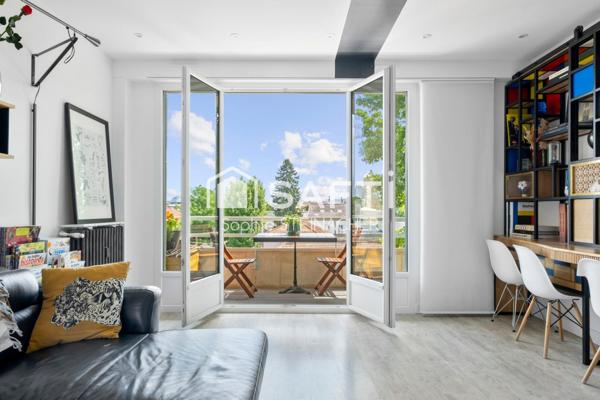 Appartement 3 pièces 9 min RER ascenseur balcon