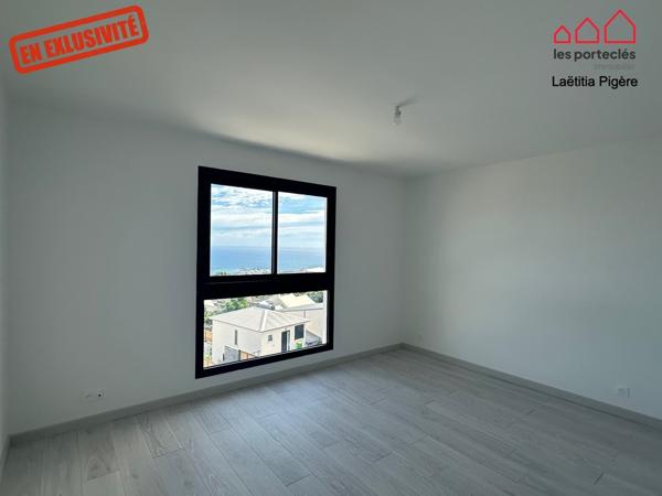 Maison neuve vue mer – 4 chambres – 122 m² – Terrain 380 m² – Pichette