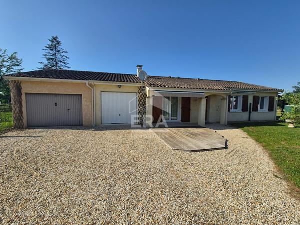 Maison individuelle 4 pièces à vendre à Montpon-Ménestérol.