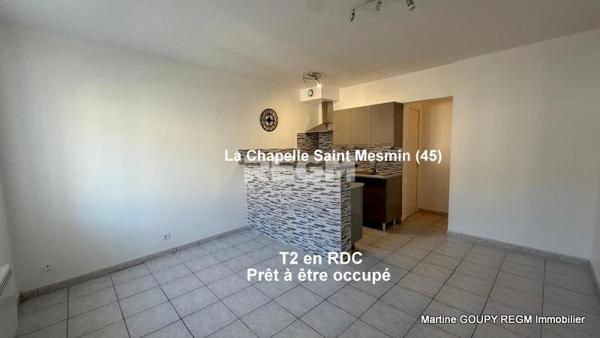 La Chapelle-Saint-Mesmin (45380) La Chapelle Saint Mesmin (45) - T2 en RDC – 37,34 m² - Petite copro peu de charges