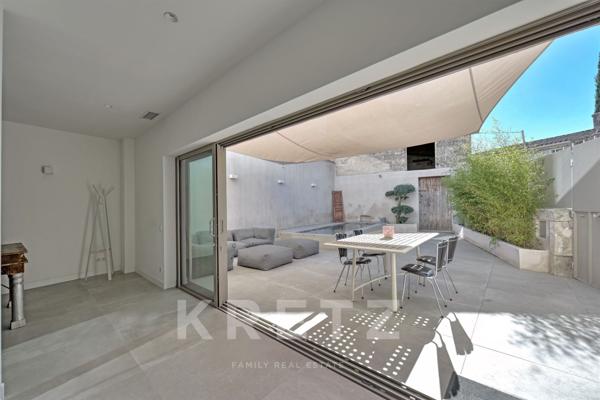 Maison de charme rénovée avec bassin et dépendance – Junas, entre Nîmes et Sommières, à 30 min des p