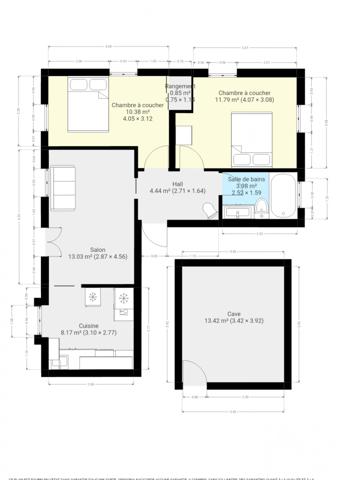 Appartement à vendre 3 pièces 53 m² Belfort