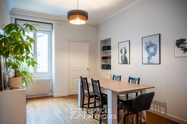 Mancelle de caractère avec jardin, centre-ville