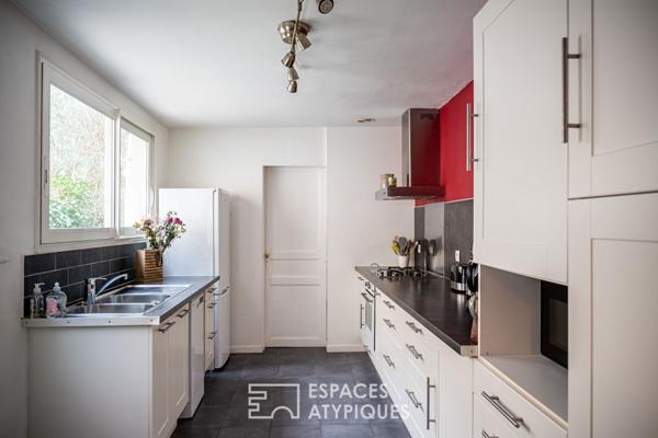 Mancelle de caractère avec jardin, centre-ville