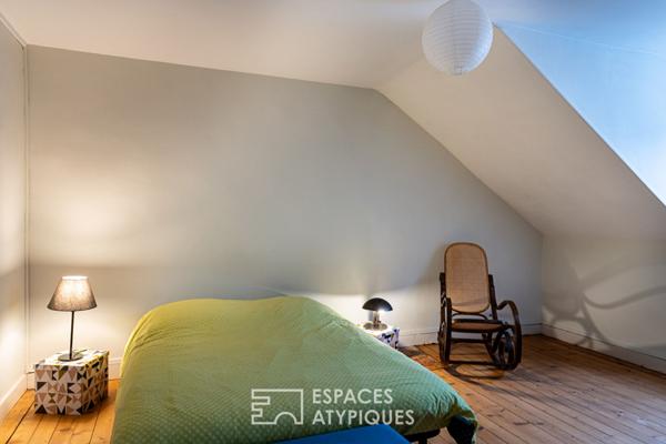 Mancelle de caractère avec jardin, centre-ville