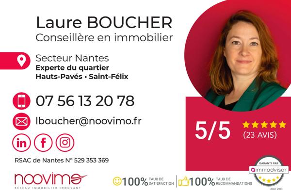 Appartement T3, 61 m2 avec balcon et stationnement