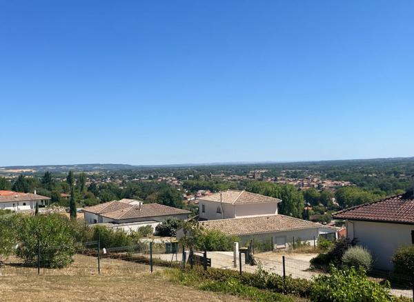 Superbe terrain de 897m² avec vue sur Rabastens !