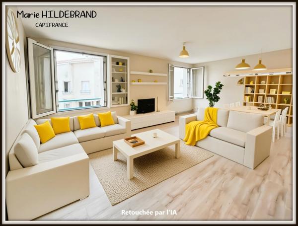 Appartement 4 chambres – 100m² – Résidence au calme