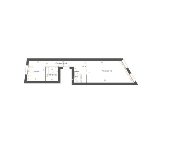 Appartement 1 pièce - 31m² - Bordeaux - Saint Michel 132 100 € f t