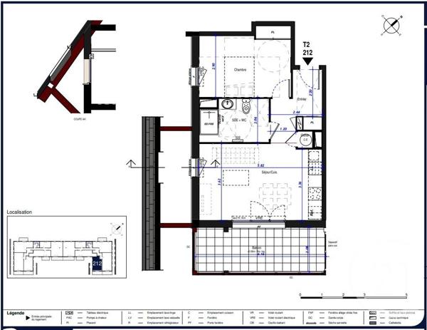 Appartement F2 à vendre  2 pièces - 47,01 m2 CAUTERETS - 65