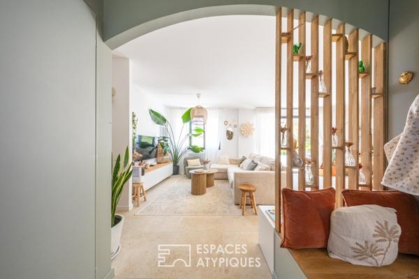 Propriété contemporaine de 185 m² avec jardin, terrasse et maisonnette de rapport