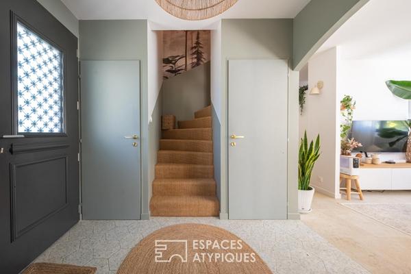 Propriété contemporaine de 185 m² avec jardin, terrasse et maisonnette de rapport