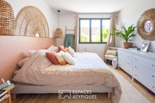 Propriété contemporaine de 185 m² avec jardin, terrasse et maisonnette de rapport