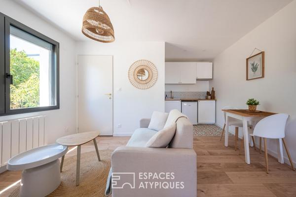 Propriété contemporaine de 185 m² avec jardin, terrasse et maisonnette de rapport