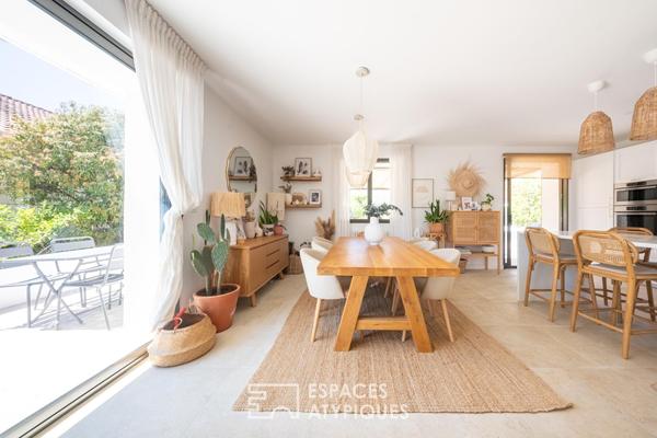 Propriété contemporaine de 185 m² avec jardin, terrasse et maisonnette de rapport
