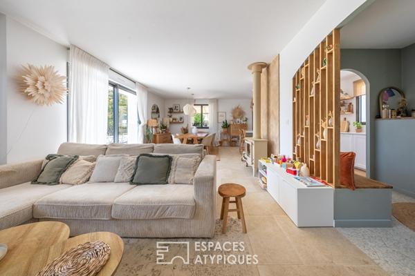 Propriété contemporaine de 185 m² avec jardin, terrasse et maisonnette de rapport
