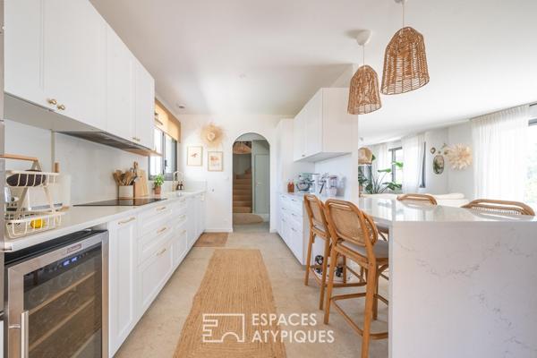 Propriété contemporaine de 185 m² avec jardin, terrasse et maisonnette de rapport