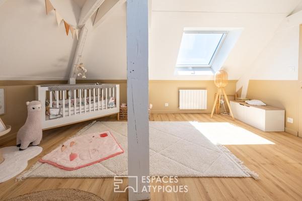 Propriété contemporaine de 185 m² avec jardin, terrasse et maisonnette de rapport