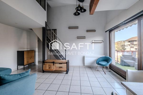 Duplex lumineux 4 pièces à Thonon-les-Bains 83 m².