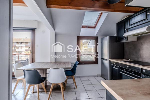Duplex lumineux 4 pièces à Thonon-les-Bains 83 m².