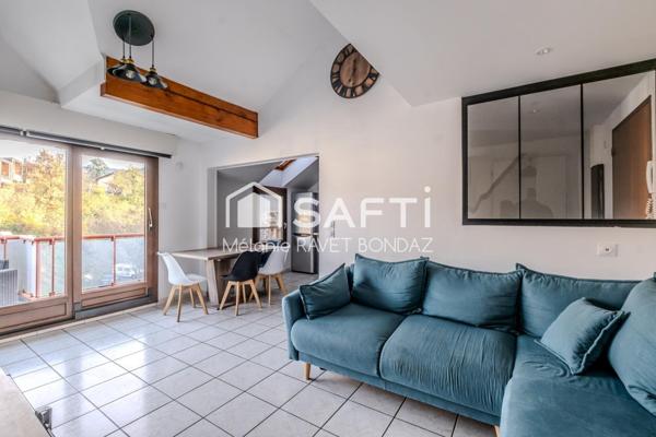 Duplex lumineux 4 pièces à Thonon-les-Bains 83 m².