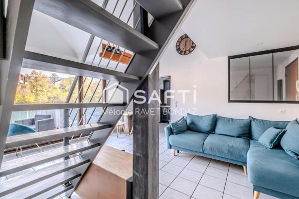 Duplex lumineux 4 pièces à Thonon-les-Bains 83 m².