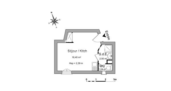 Location Studio meublé 19.94 m² - Avignon 84000