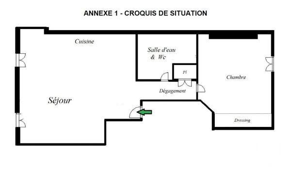 Appartement F2 à vendre  2 pièces - 43,60 m 2   BOULOGNE BILLANCOURT  - 92
