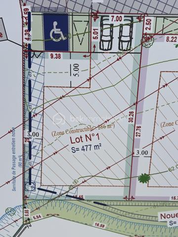 Lotissement de 477 m²