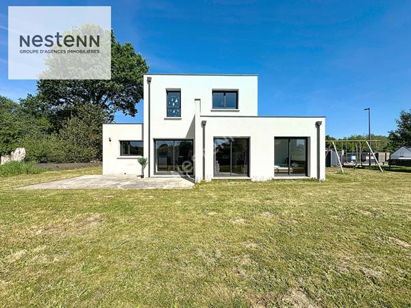 À Vendre - Superbe Maison Contemporaine de 2016 à La Forêt-Fouesnant - Pays Fouesnantais - Vie de plain pied - 700 m2 de terrain