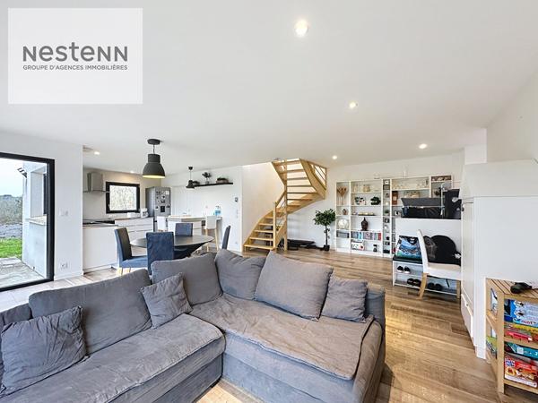 À Vendre - Superbe Maison Contemporaine de 2016 à La Forêt-Fouesnant - Pays Fouesnantais - Vie de plain pied - 700 m2 de terrain