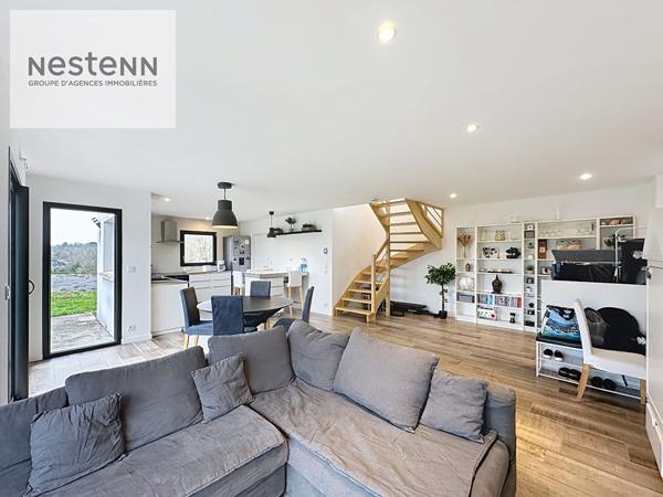 À Vendre - Superbe Maison Contemporaine de 2016 à La Forêt-Fouesnant - Pays Fouesnantais - Vie de plain pied - 700 m2 de terrain