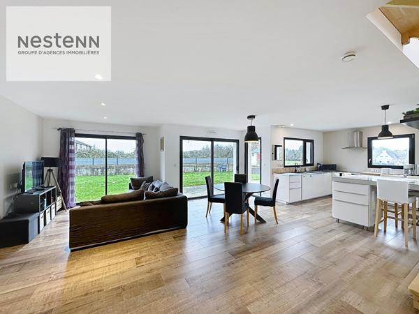 À Vendre - Superbe Maison Contemporaine de 2016 à La Forêt-Fouesnant - Pays Fouesnantais - Vie de plain pied - 700 m2 de terrain