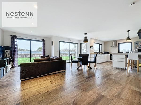 À Vendre - Superbe Maison Contemporaine de 2016 à La Forêt-Fouesnant - Pays Fouesnantais - Vie de plain pied - 700 m2 de terrain