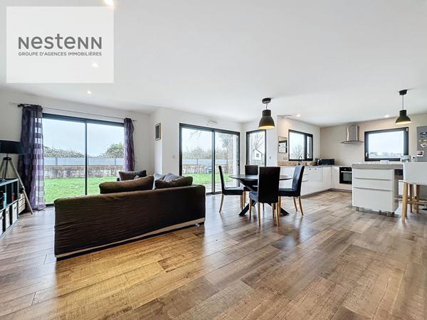 À Vendre - Superbe Maison Contemporaine de 2016 à La Forêt-Fouesnant - Pays Fouesnantais - Vie de plain pied - 700 m2 de terrain
