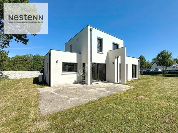 À Vendre - Superbe Maison Contemporaine de 2016 à La Forêt-Fouesnant - Pays Fouesnantais - Vie de plain pied - 700 m2 de terrain