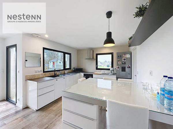 À Vendre - Superbe Maison Contemporaine de 2016 à La Forêt-Fouesnant - Pays Fouesnantais - Vie de plain pied - 700 m2 de terrain