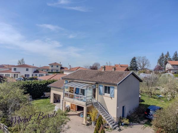 Maison de 78 m2 sur un sous-sol total implantée sur un terrain de 1200m2 à AVEIZE (69)