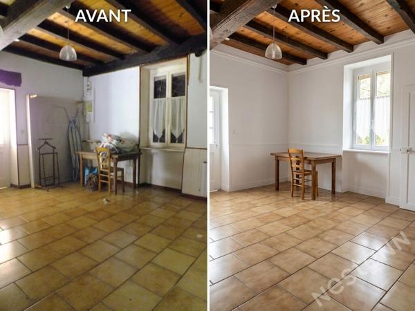 Maison à rénover de 5 pièces avec grand terrain à Tournus