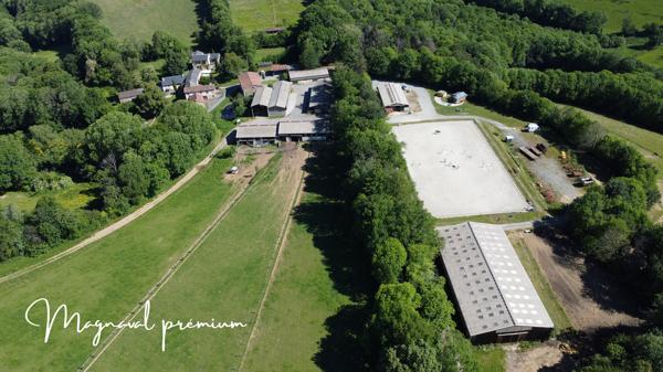 Castres (81100) Propriété équestre prémium avec 6 maisons sur 41 hectares.
