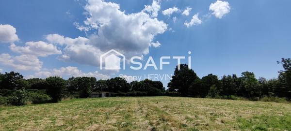 Terrain de 1147m² - vue sur campagne