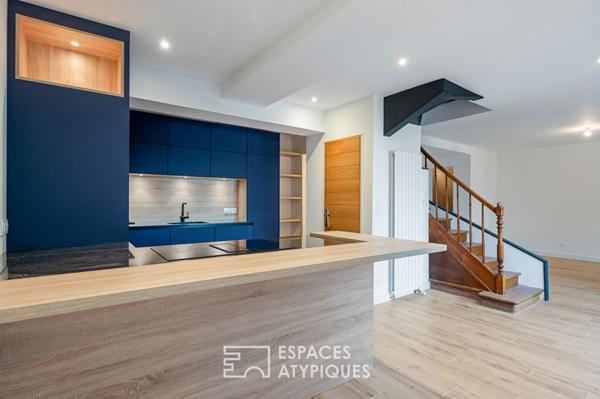 Maison rénovée avec garage et jardin quartier Jouvenet