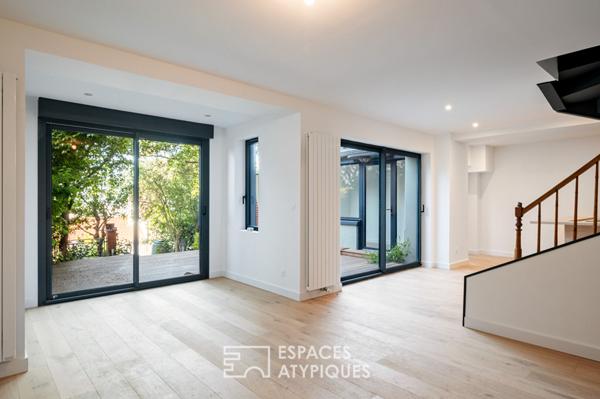 Maison rénovée avec garage et jardin quartier Jouvenet